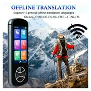 Smart AI Translator Voice Multi 137 Languages Portable Support 3 Inch Touch Screen Photo Offline Record Translation ,Long-Lasting