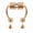 Rose Gold, variant on Non-piercing Stainless Steel Fake Nose Septum Magnetic Nose Clicker Rings 316L-Rose Gold