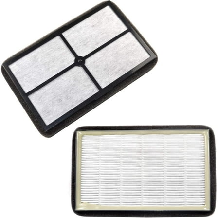 HQRP 2-pack HEPA Filter A for GermGuardian FLT4010 Replacement fits AC4010 / AC4020 series Germ Guardian Table Top Air Purifiers