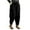 Black, variant on HXWCHs Plus Size Mom Jeans Women's Corduroy Harem Pants Loose Fit Straight Leg Casual Trousers Sporty Joggers for Autumn Winter Comfort XXXL/5 Black