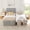 Twin + Gray, variant on Twin Size Upholstered Daybed with Hidden Pull-Out Trundle, 2-in-1 Single to Double Guest Bed with High Padded Backrest, Space-Saving for Bedroom and Guest Room, Beige Chenille