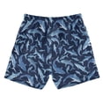 thumbnail image 7 of FORMRS Boys Swim Trunks Quick Dry Mesh Lining Beach Boardshorts, Sizes XS-XL, Watercolor Shark Pattern, 7 of 7
