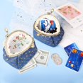 thumbnail image 6 of Holzlrgus Coin Purse Coin Bag Star Pouch Kiss-Lock Change Purse Small Wallets Coin Pouch for Women (Navy blue), 6 of 7