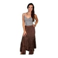 thumbnail image 2 of Scully Honey Creek Womens Multi-Fabric Skirt Copper 100% Rayon Long L, 2 of 2