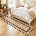 thumbnail image 6 of 2'x8' Runner Rug, Yamaziot Washable Rug Runner for Hallway, Non Slip Laundry Room Mat Kitchen Floor Carpet, Persian Boho Beige, 6 of 8