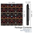 thumbnail image 2 of Boho Style Multi-Purpose Rubber Game Mat 31.5 Inch Square Extra Large Mahjong Pad Features Anti-Slip Backing and Noise Reducing Properties for Tiles and Boards, 2 of 7