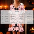thumbnail image 3 of SELONE Halloween Pajamas Women Nightgown Plus Size Short Sleeve Dress Hat Pumpkin Ruffle Dress Gift for Wife Nightshirts, 3 of 5