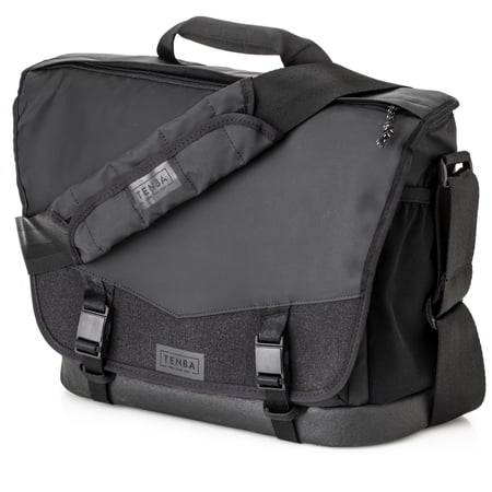 UPC: 0816779022880 | Tenba DNA 13 DSLR Messenger Bag for Mirrorless and DSLR Cameras and Lenses – Black (638-572)