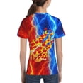 thumbnail image 7 of Prestonplayz Pizza Boys Girls T Shirt Kids Short Sleeve Crewneck 3d Printed Graphic Shirts For Kids Youth Small, 7 of 7