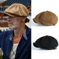 thumbnail image 3 of British Retro Men's and Women's Beret Hats, Octagonal Hats, Painter's Duckbill Hats, 3 of 5