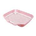 thumbnail image 2 of TOOYFUL Dog Potty Tray, Reusable Puppy Toilet, Sturdy Pee Mesh Training Tray,Pet Training,Toilet Pee Pad Holder, for Dogs PInk, 2 of 10
