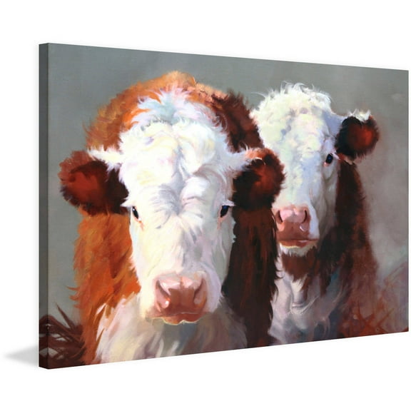 Marmont Hill "Buddies" Painting Print on Wrapped Canvas