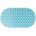 thumbnail image 4 of Alfombra de baño antideslizante, color azul, brillante, 39x69 cm, 4 of 5