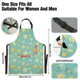 thumbnail image 3 of Happy Cartoon Sun Kitchen Apron with 2 Pockets Adjustable waterproof Cooking Aprons for Women Men Chef, 3 of 7