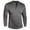 Dark Gray Sweatshirt fot Men, variant on Men's Henley Shirt Long Sleeve Button Collar Placket Casual Slim Top Sky Blue S