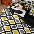thumbnail image 4 of Castle Fairy Geometric Plaid Bedding Comforter Set,Minimalist Checkered King Bedding Sets, 4 of 8
