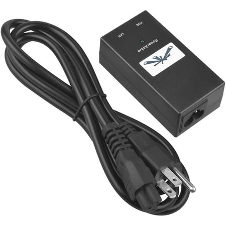 BigNewPowered Replacement Charger 48V 24W PoE Injector Power Over Ethernet Adapter Compatible with 802.3af IP Cameras, VOIP Phones