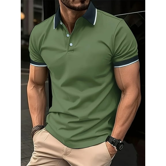 SPEEDRUN Men's Polo Short Sleeve