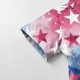 thumbnail image 5 of MKOSPLRT Patriotic Shirts for Boys Girls Short Sleeve Button Down Shirts USA Star Stripes Fourth July Tee Shirts 2-15 Years, 5 of 9