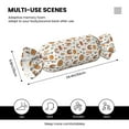 thumbnail image 3 of Salouo cute Rainbow Animal Pattern Cute Bolster Pillow,Cylindrical Pillow Long Pillow for Bed Round Side Pillow for Knee/Leg/Neck ,- Length 24.4" x 9.8" Diameter, 3 of 8