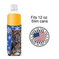 thumbnail image 4 of Carolines Treasures SC9777MUK Staffordshire Bull Terrier Staffie Winter Snowflakes Ultra Hugger for slim cans Slim Can, 4 of 6