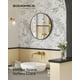 thumbnail image 2 of Espejo de Baño SONGMICS Redondo 60 cm Marco Metálico Negro, 2 of 8