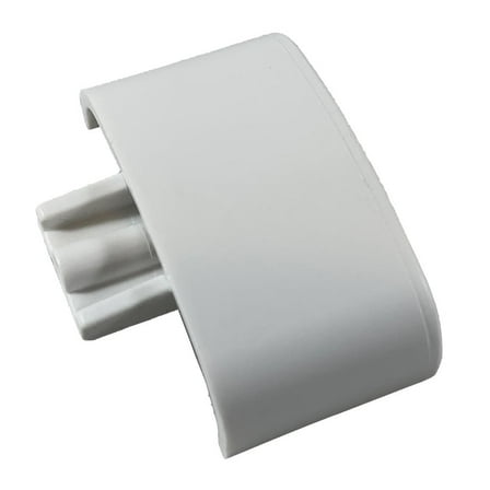 B&B Molders RV 1-1/2" Extrusion End Cap, White