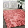 thumbnail image 3 of Ahgly Company Machine Washable Indoor Rectangle Transitional Red Area Rugs, 7' x 9', 3 of 7