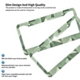 thumbnail image 5 of A Pair Of License Plate Frame Sunscreen Corrosion Resistant Rust 12.3×6.3in With Accessories Suitable For Any Car Palegreen Geometric Lines_4, 5 of 8