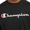 thumbnail image 3 of Champion Mens Classic Jersey Short-Sleeve Tee, XL, Script Black, 3 of 10
