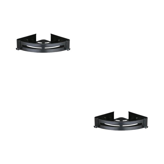 Ounissouiy Estante de esquina para baño, estante montado en la pared, estantes organizadores de aleación de aluminio, soporte de almacenamiento Type1 NO1
