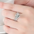 thumbnail image 3 of Anillo de moda para mujer, anillo de bodas de diamante redondo de diamante completo de plata, regalo, anillo de 1 pieza, 2 piezas Wmkox8yii  fajkfhkj3280, 3 of 9