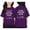 Purple, variant on YAYUBA Toddler Shirts for Girls Solid Color Crewneck Back To School T Shirt Loose Soft Tee Tops Preppy Shirts for Teen Kids, 8-9 Years, Blue