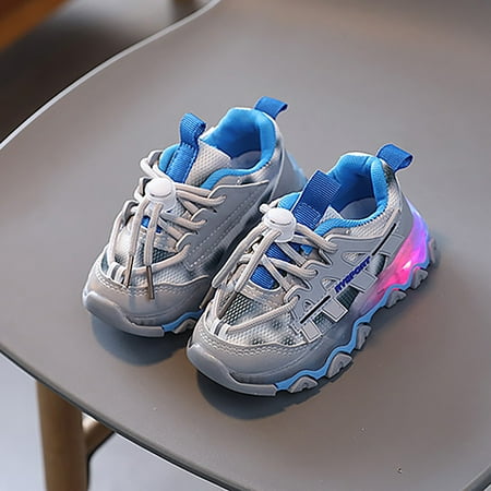

LYCAQL Children Mesh Shoes Spring and Autumn New Boys Korean Casual Girls Breathable Sneakers Size 9 Shoes Toddler Girl (Grey 11.5 Little Child)