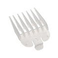thumbnail image 4 of Juego de 8 Peines Guía Transparentes para Cortadoras Wahl, Accesorios Duraderos y Fáciles de Usar, Ideal para Peluquería y Uso en Casa, Seguros y Cómodos con Dientes Redondeados., 4 of 6