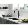 thumbnail image 4 of Delta 9184-Dst Renaldi 1.8 GPM Single Hole Pull Down Kitchen Faucet - Lumicoat Polished, 4 of 7