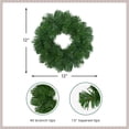 thumbnail image 5 of Northlight Deluxe Windsor Pine Small Artificial Christmas Wreath - 12" - Unlit, 5 of 9