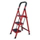 thumbnail image 1 of Escalera plegable Lo Necesito de 3 peldaños Multiusos roja Antiderrapante, 1 of 8