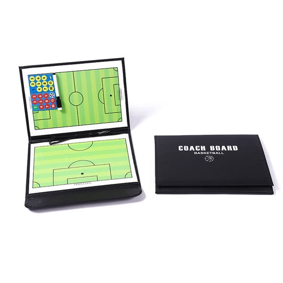 Soccer Coaching Board Kit with Magnetic Clipboard, Dry Erase Marker, and Zipper Bag, Ideal Football Coach Gift