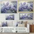 thumbnail image 4 of Designart "Dreams Of Pastel Lilacs In Purple And Gold IV" Lilacs Wall Art Prints, 4 of 7