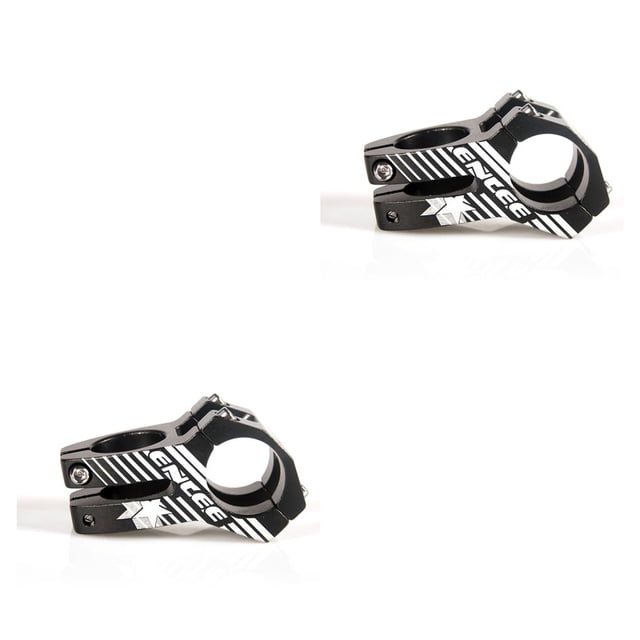 Youkk 31.8mm Bicycle Handlebar Stem Height Reduce Short Outdoor Mountain Bike Fork Extender Stable Replacement Adapter Black 2Set
