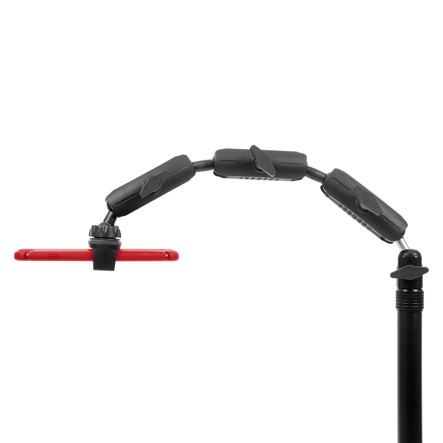 iBOLT Stream-Cast Stand Adjustable Overhead Phone Mount for Live Streaming Tutorial Videos and Photos. Great for Crafters, Bakers, Artists- iPhone Xs, Samsung Galaxy S9, Note 9 Etc.