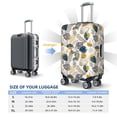 thumbnail image 4 of Hirioo Hawaiian Style for Elasticity Suitcase Cover (No luggage Included) Durable Luggage Protector Fits 18-32 Inch Luggage-Small, 4 of 7