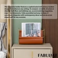 thumbnail image 5 of Fabulaxe 9-Inch Magazine Rack, Floor Standing Book Basket, Newspaper Holder and File Holders - Nursery Decor, Desk Accessory, Living Room and Guest Room Essentials, Home Office, and Waiting Areas, 5 of 8