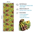 thumbnail image 2 of Highland Cow Sunflower Field Pattern Hot Yoga Mat Towel Non Slip for Hot Yoga - Quick-Drying Yoga Mat Cover with 4 Corner Pockets with Travel Bag - Hot Yoga Towel Non Slip 70"x26", 2 of 6