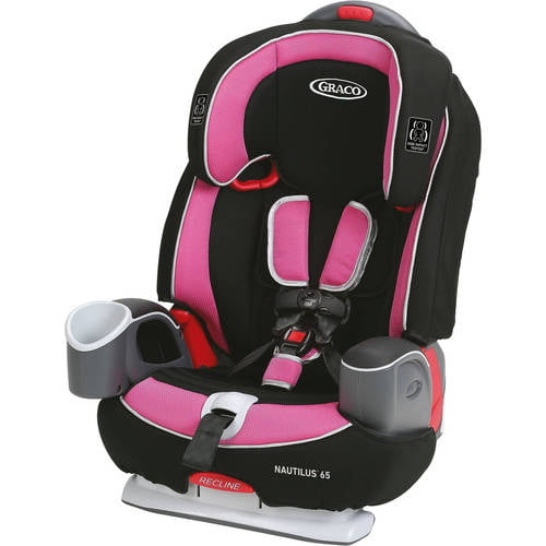 1 Harness Booster Car Seat, Tera Pink 