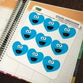 thumbnail image 5 of Sesame Street Cookie Monster Face Heart Shaped Planner Calendar Scrapbook Craft Stickers, 5 of 8
