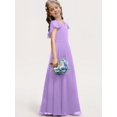 thumbnail image 4 of Sherrylily Kids Girl Bridesmaid Dresses Chiffon Flower Long Party Pageant Gowns Dress, 4 of 5