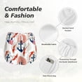thumbnail image 6 of Lsque Koi Fish And Corals Printed Women's Running Shorts with Liner Pockets,Elastic Quick Dry Workout Athletic Gym Yoga Shorts,Womens High Waist Shorts-Medium, 6 of 9