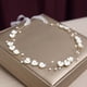 thumbnail image 5 of Diadema nupcial de plata con diamantes de imitación y perlas de cristal para el cabello, tocados para novia, dama de honor, niña y boda, 5 of 6
